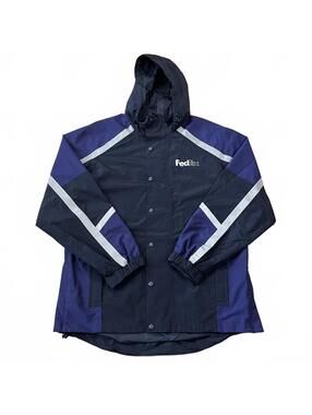 FedEx Stan Herman Delivery Reflective Uniform Jacket Size Large